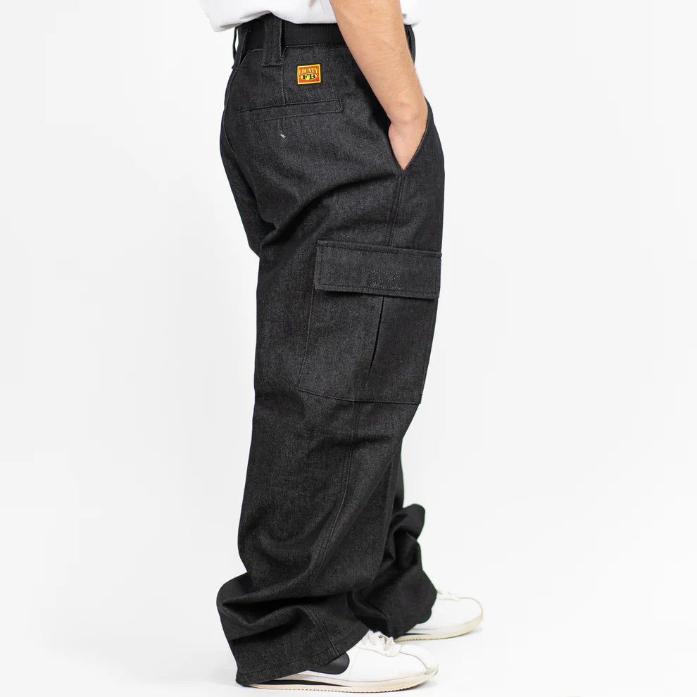 Cargo Hard Denim Indigo-Black