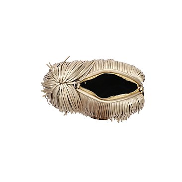 Shaggy Dog Purse Gold