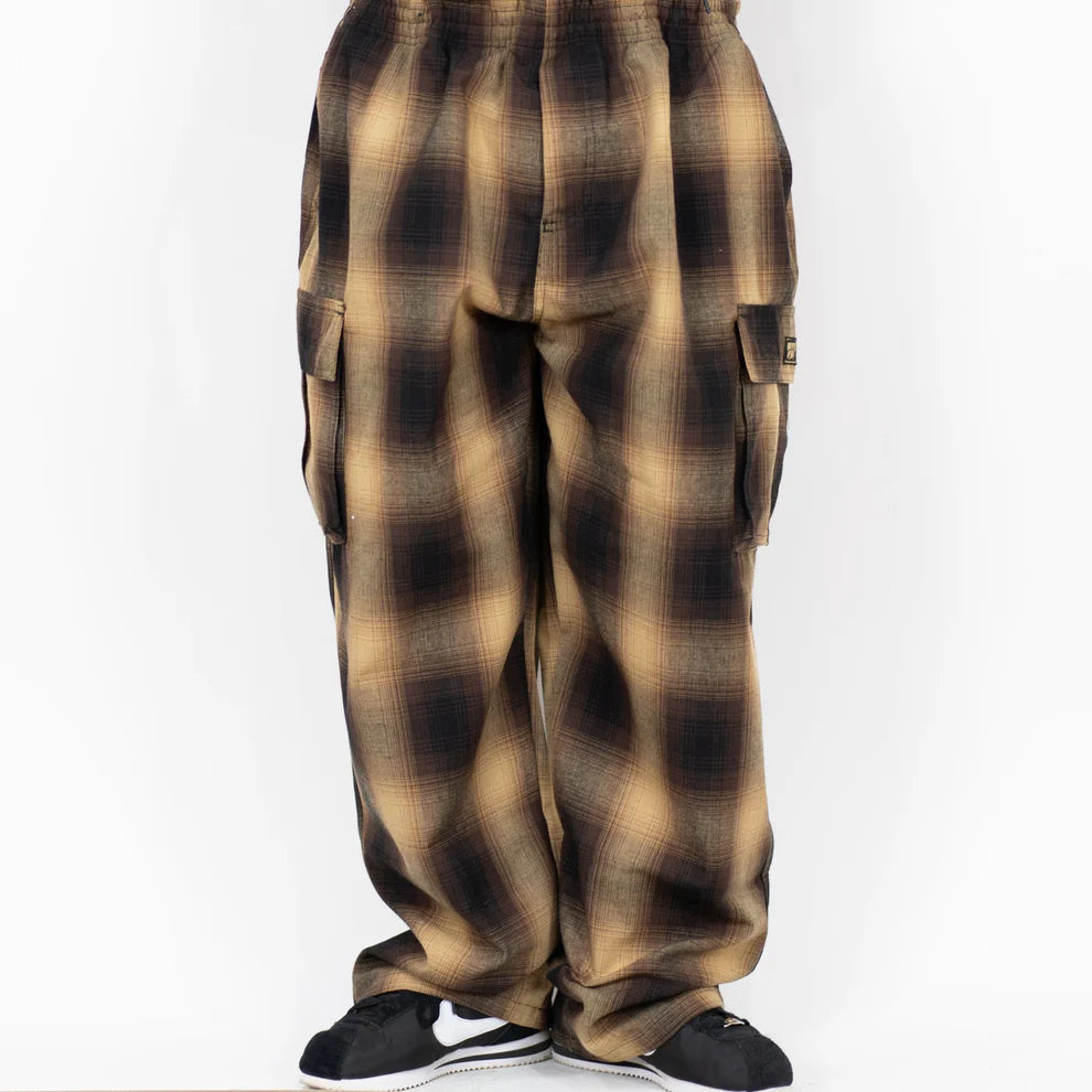 Black/Tan Cargo Checker Pants (FB County)