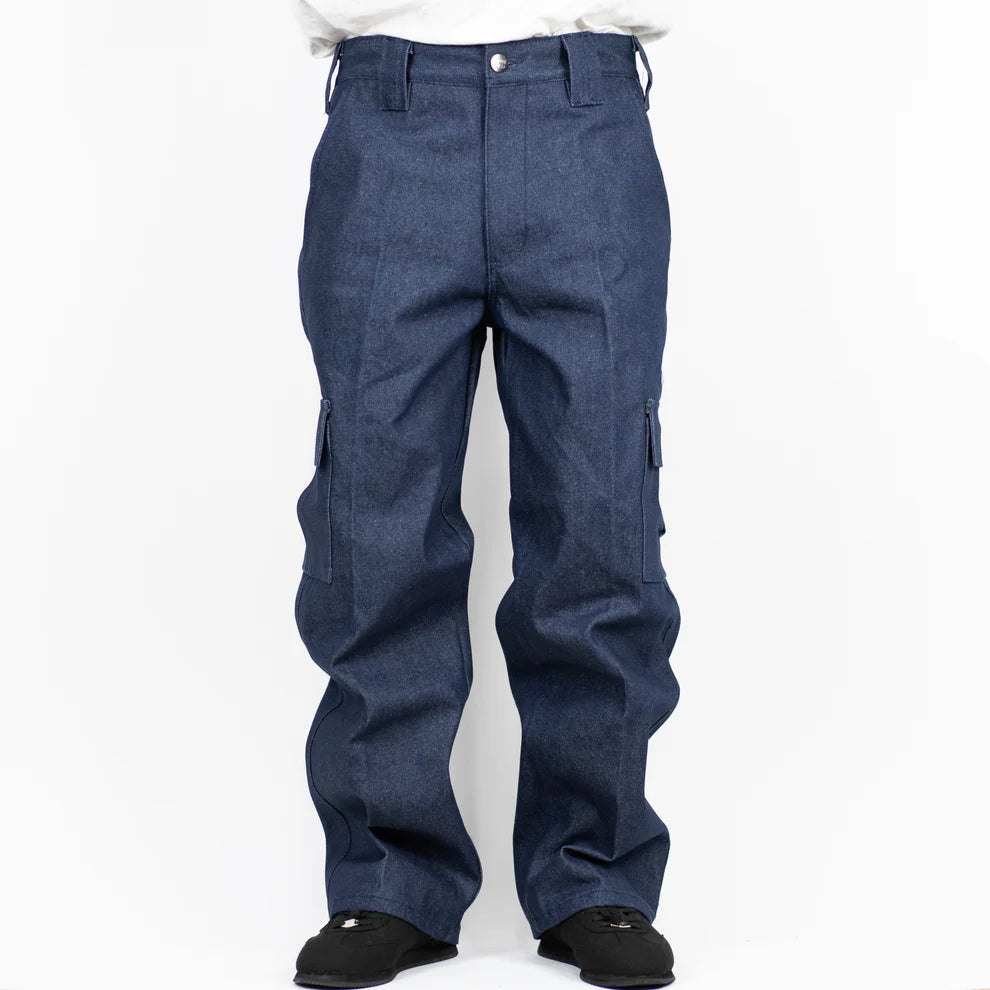 Cargo Hard Denim Indigo-Blue