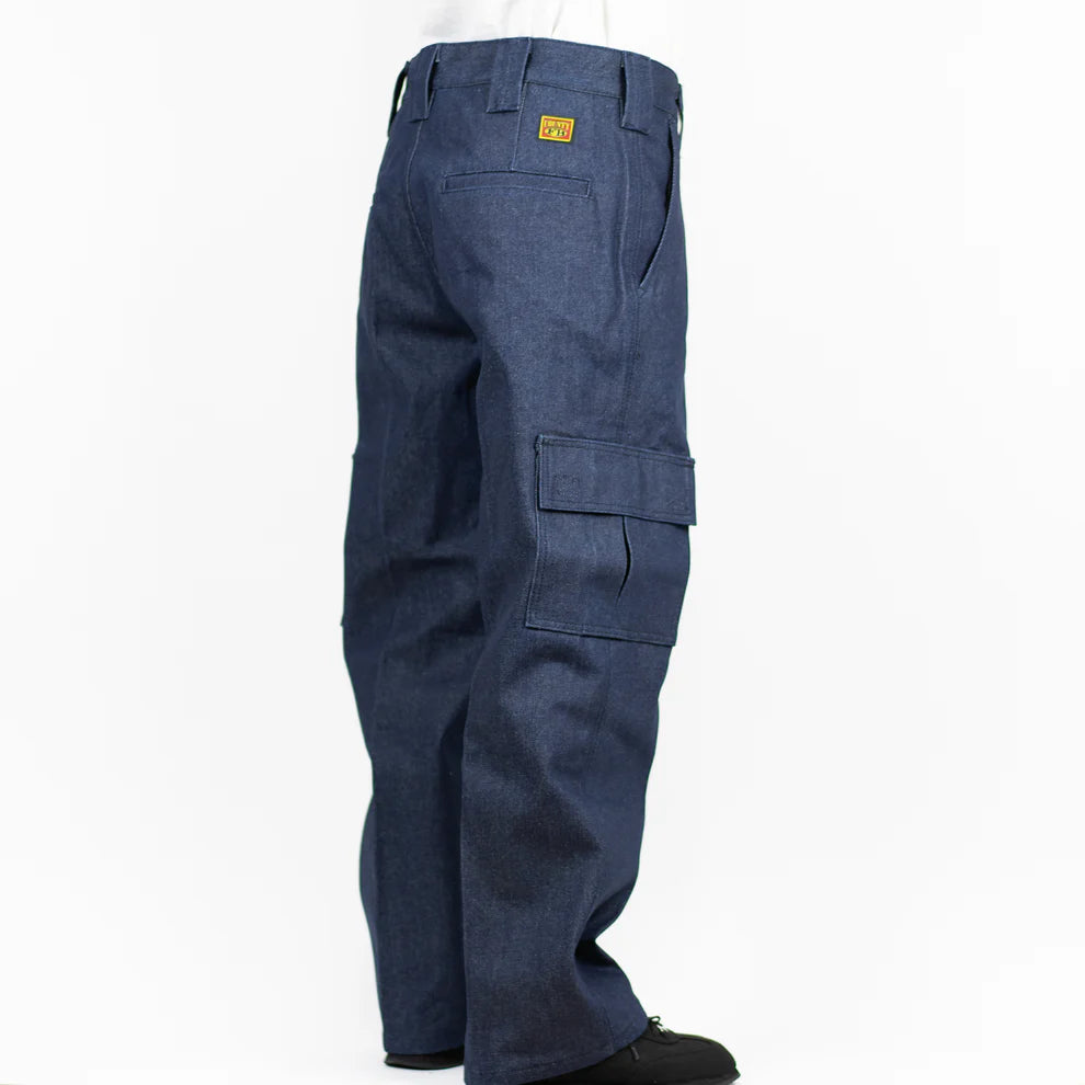 Cargo Hard Denim Indigo-Blue