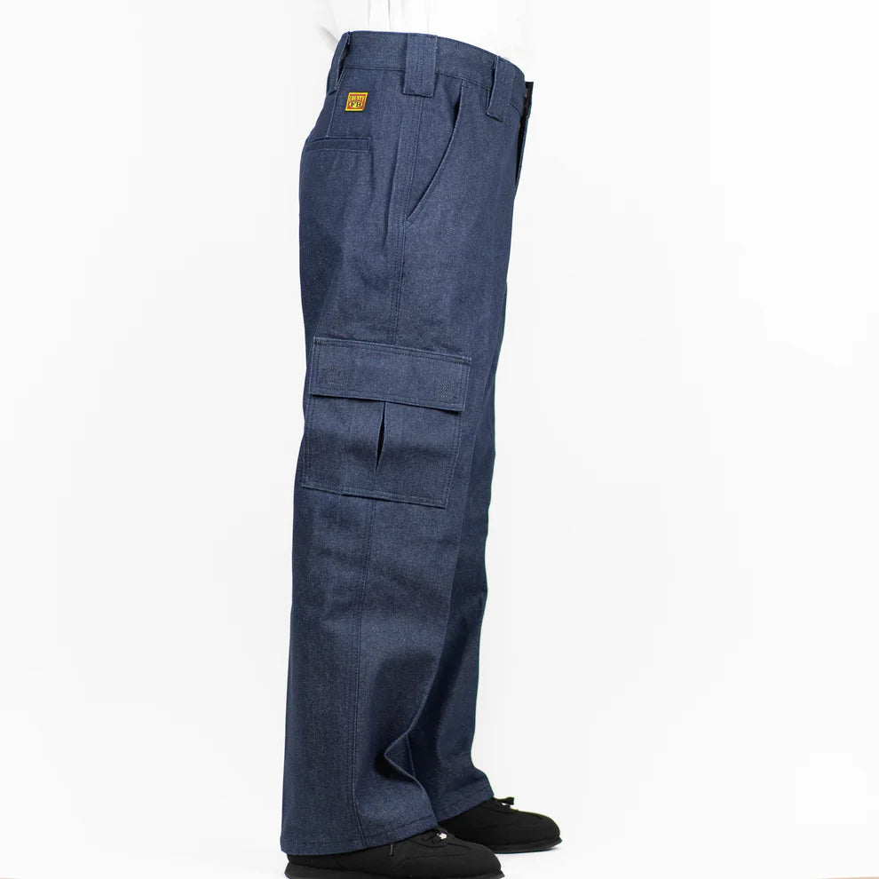 Cargo Hard Denim Indigo-Blue
