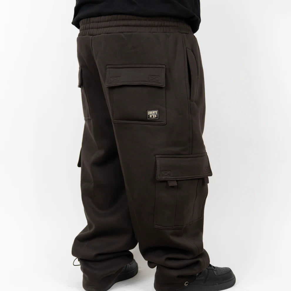 FB County Baggy Sweatpants Brown
