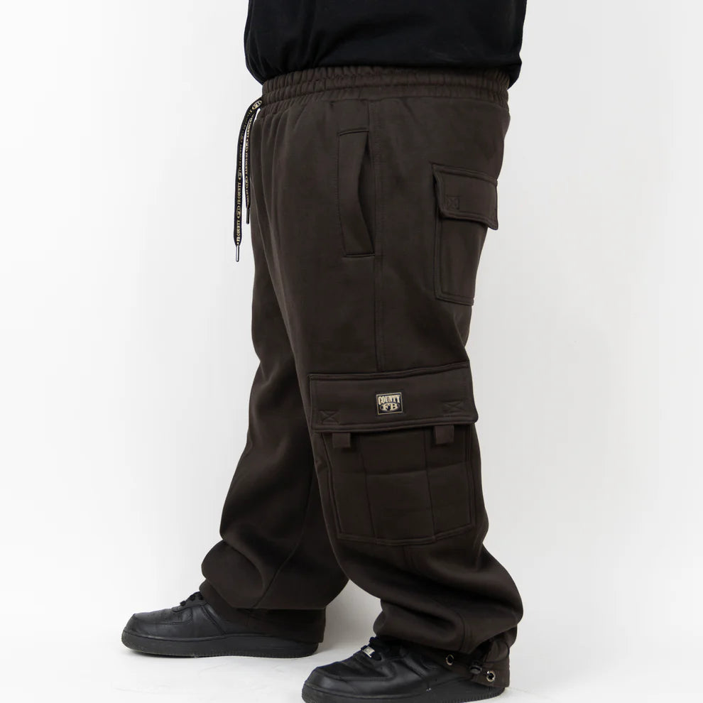 FB County Baggy Sweatpants Brown