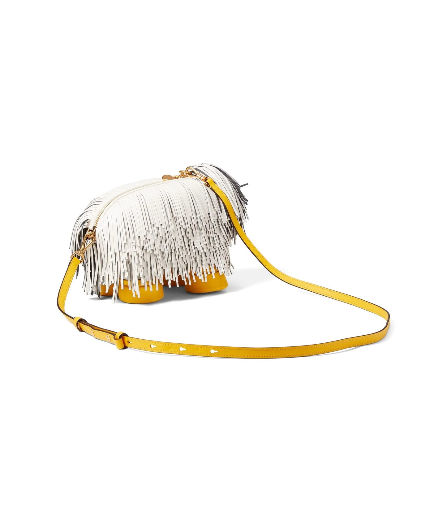 Shaggy Dog Purse White