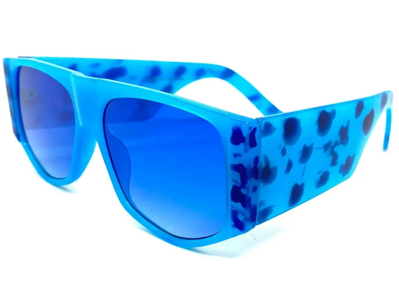 Irregular Leopard Print Sunglasses