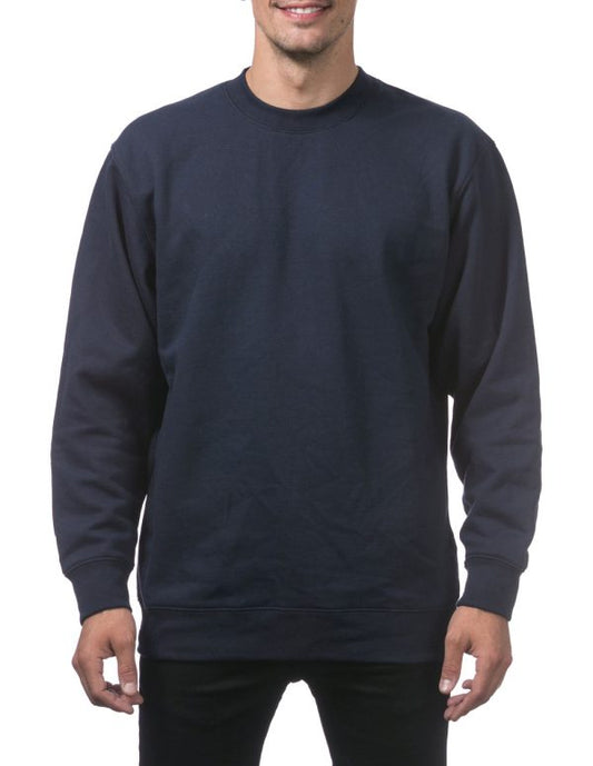 Crew Neck Pullover Sweater Navy