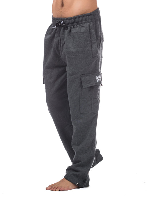 Pro Club CHARCOAL Fleece Cargo Pants