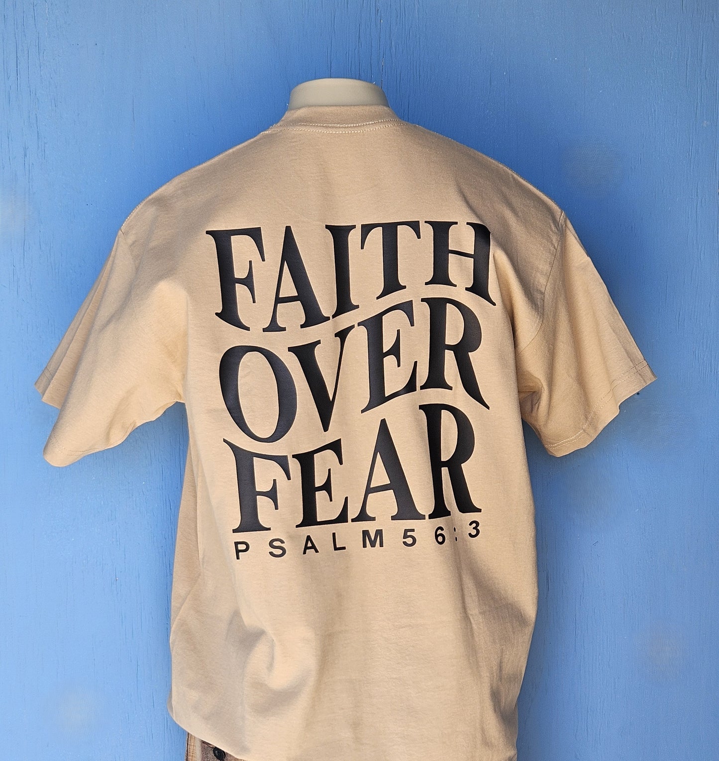 Faith Over Fear Printed T-Shirt
