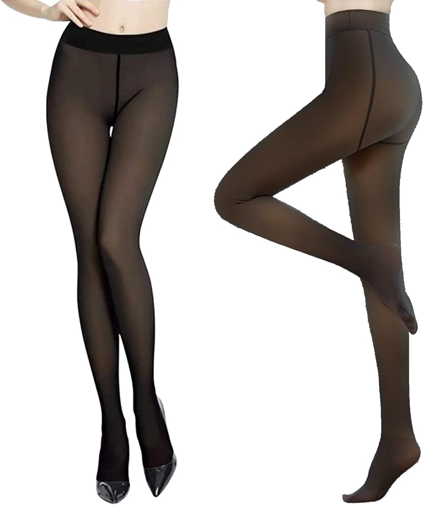 Sheer Fleece Lined Tights