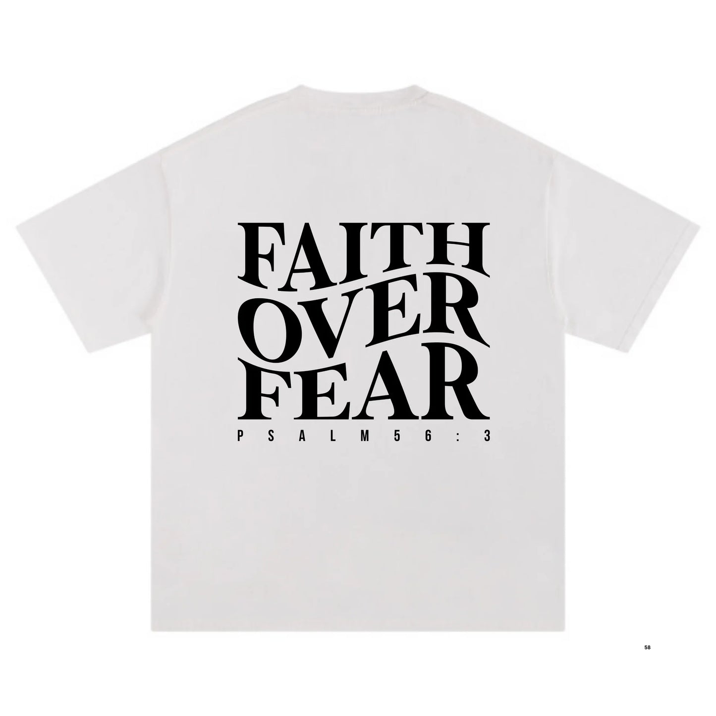 Faith Over Fear Printed T-Shirt