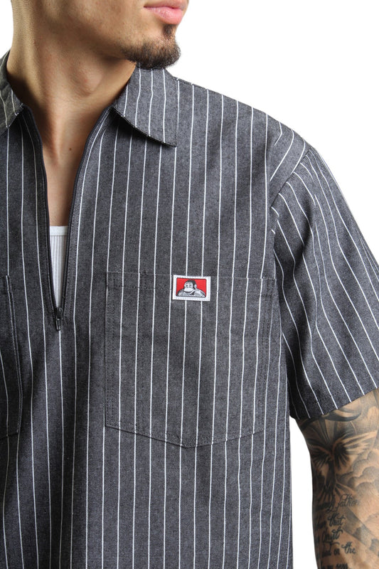 Half Zip Shirt Ben Davis -  Striped