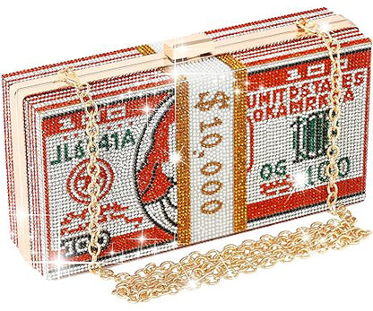 Money Clutch Wallet (Red)