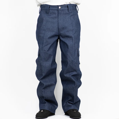 Cargo Hard Denim Indigo-Blue