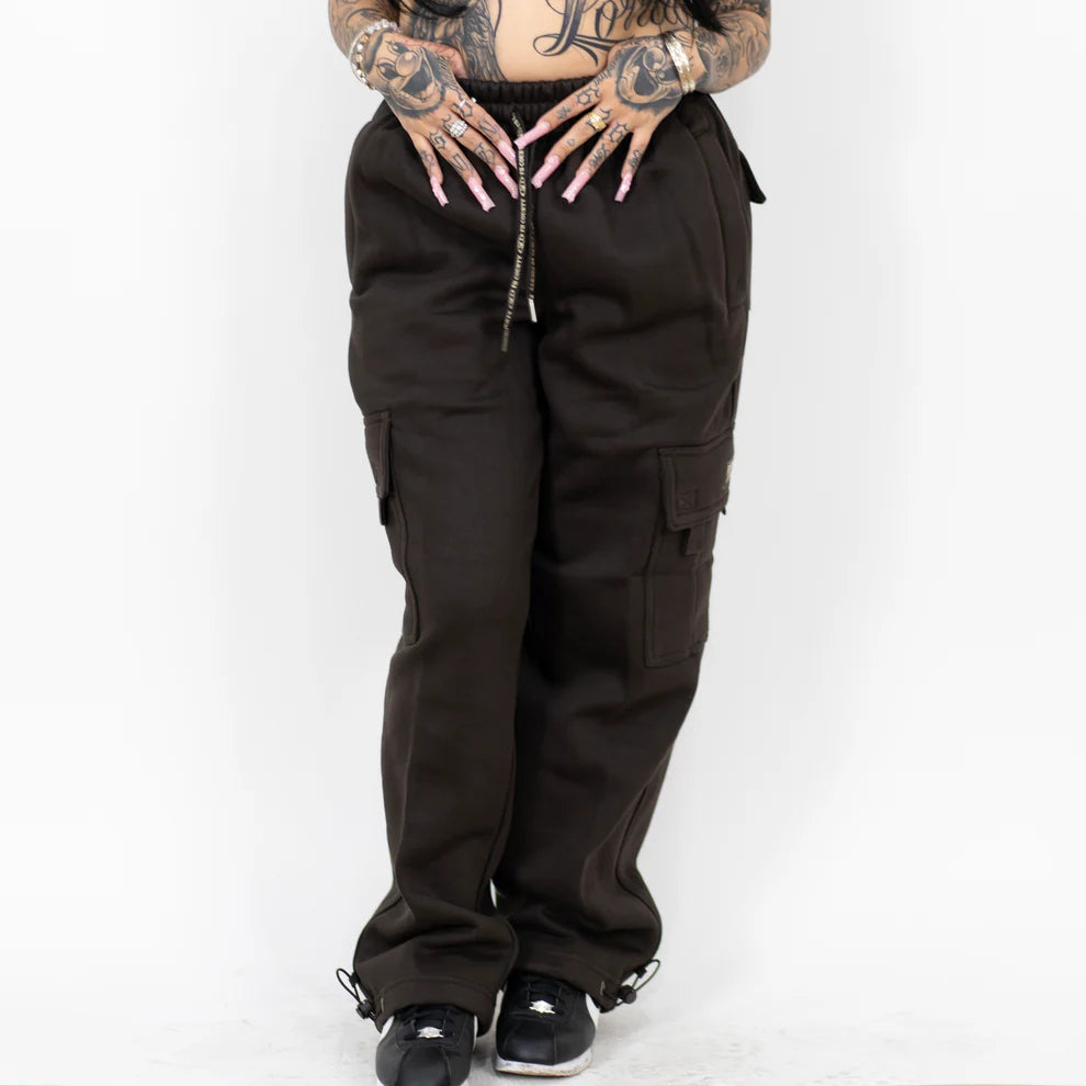 FB County Baggy Sweatpants Brown