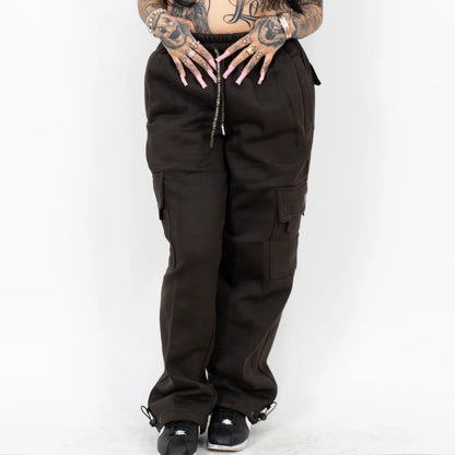FB County Baggy Sweatpants Brown
