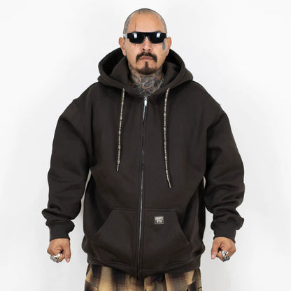 FB County Zip-Up Hoodie Brown