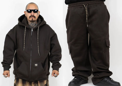 FB County Baggy Sweatpants Brown