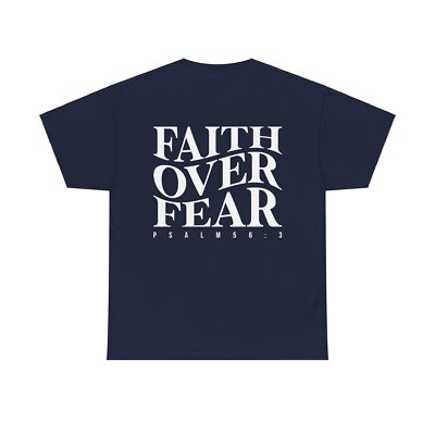 Faith Over Fear Printed T-Shirt